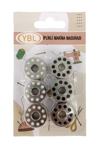 YABALI-TÖZENLER - Yabalı Metal Masura İplikli 12 Adet (1)