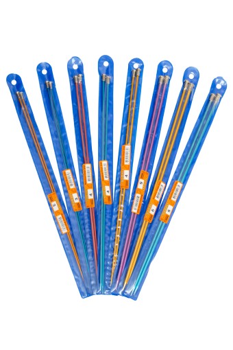 YABALI-TÖZENLER - Yabalı Metalik Örgü Şişi 35 Cm - Asorti - 4
