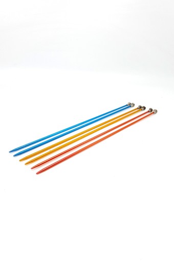 YABALI-TÖZENLER - Yabalı Metalize Renkli Kısa Örgü Şişi 25 Cm - Asorti - 8