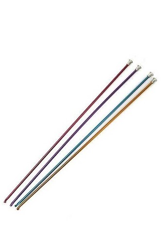 YABALI-TÖZENLER - Yabalı Örgü Şişi Gagalı Metalize 25 Cm - Asorti - 5 (1)