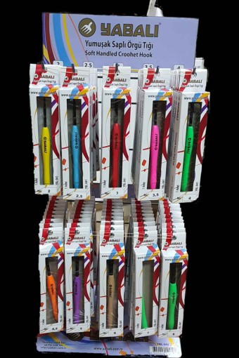 YABALI-TÖZENLER - Yabalı Örgü Tığ Kabini Yumaşak Saplı (220 Adet Tığ ) (1)