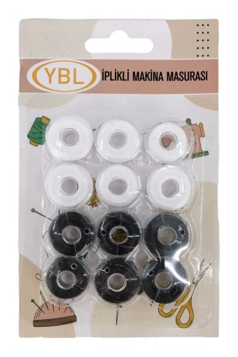 YABALI-TÖZENLER - Yabalı Plastik Masura İplikli 12 Adet