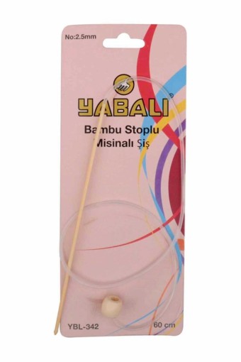 YABALI-TÖZENLER - Yabalı Stoplu Misinalı Şiş Bambu 60 Cm (1)