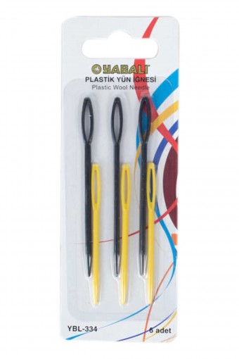 YABALI-TÖZENLER - Yabalı Yün İğnesi Plastik 3 lü