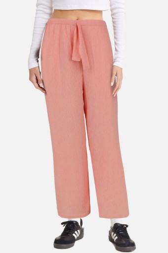 YEDİVEREN - Yediveren Kadın Tek Alt Pantolon Uzun Bürümcük - Somon