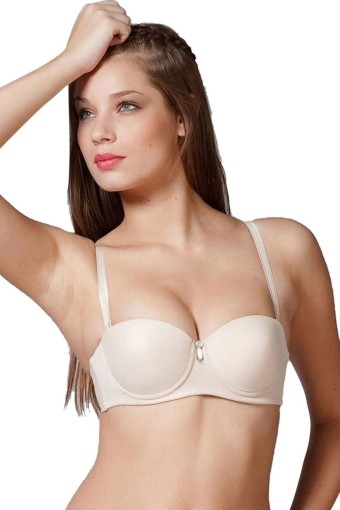 YENİ İNCİ - OUTLET - Yeni İnci Kadın Destekli Sütyen Straplez (1)