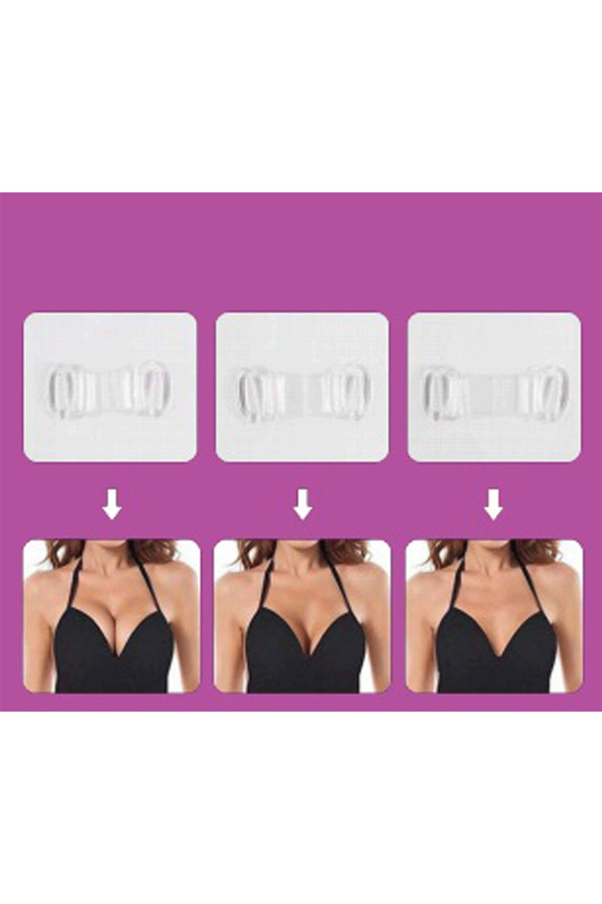 Yeni İnci Kadın Hayalet Sütyen Silikon - Thumbnail