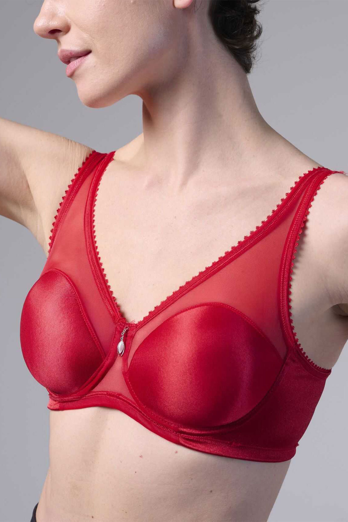 Yeni İnci Kadın Toparlayıcı Sütyen Balenli Kaplı - Thumbnail