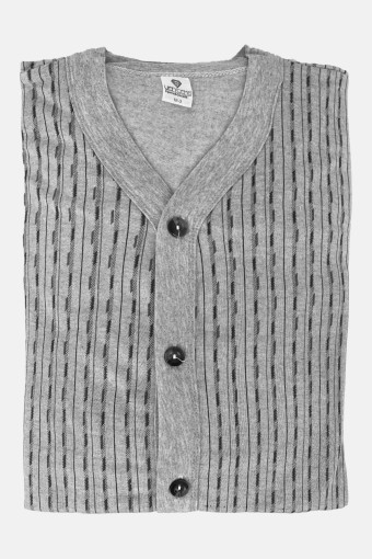 YENTEKS - Yenteks Erkek Boydan Düğmeli Şardonlu Uzun Kollu Pijama Takımı - Gri