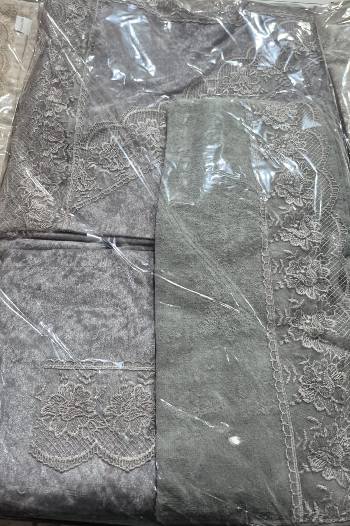 Zerre Home Fistolu Seccade Takımı Kadife - Thumbnail