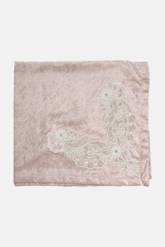 ZERRE HOME - Zerre Home Kadife Bohça Üçgen Fistolu 95x100Cm