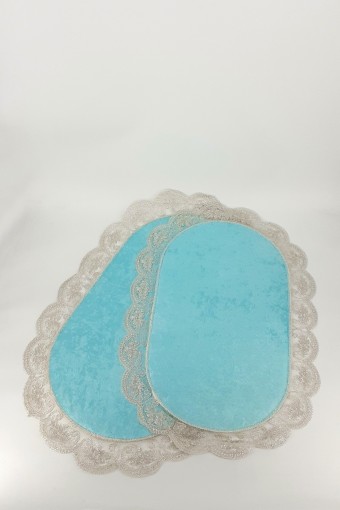 ZERRE HOME - Zerre Home Paspas Seti 2'li Kenarı İşlemeli