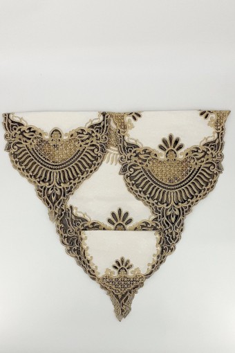 ZERRE HOME - Zerre Home Salon Takımı Saray Kadife Detaylı 5 Parça