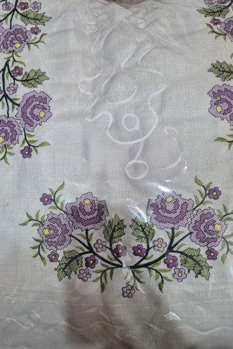 ZERRE HOME - Zerre Home Seccade Gardenya Keten Kaneviçe (1)