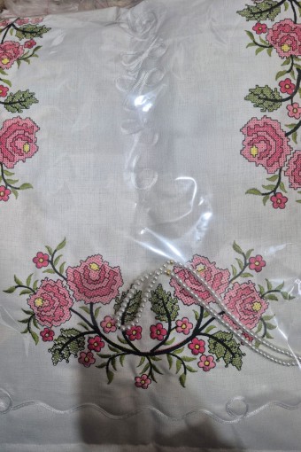 ZERRE HOME - Zerre Home Seccade Gardenya Keten Kaneviçe (1)