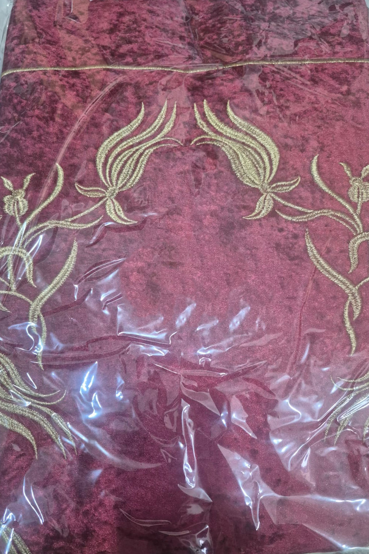 Zerre Home Seccade Takımı Kadife Sırma - Thumbnail