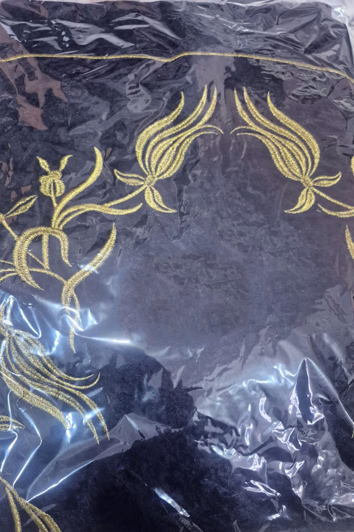 Zerre Home Seccade Takımı Kadife Sırma - Thumbnail